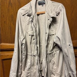 Torrid Women's Light Gray Utility Jacket